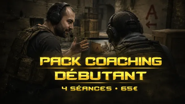 Pack Débutant CS2 – 4 séances individuelles